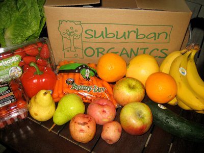 Suburban Organics deliveries 100% organic fruits and veggies to your door! During the local growing season the company supports the local community by sourcing produce from farmers in Bucks County.