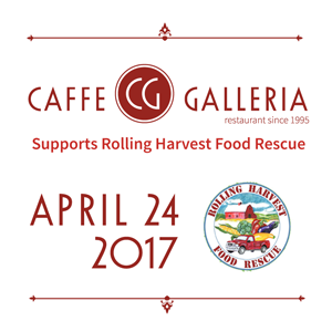 Caffe Galleria Supports Rolling Harvest