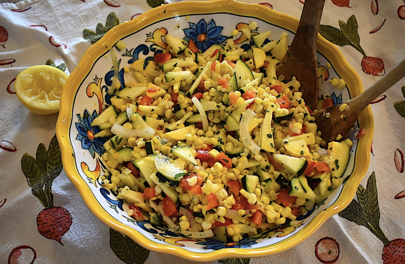 Corn Zucchini Salad