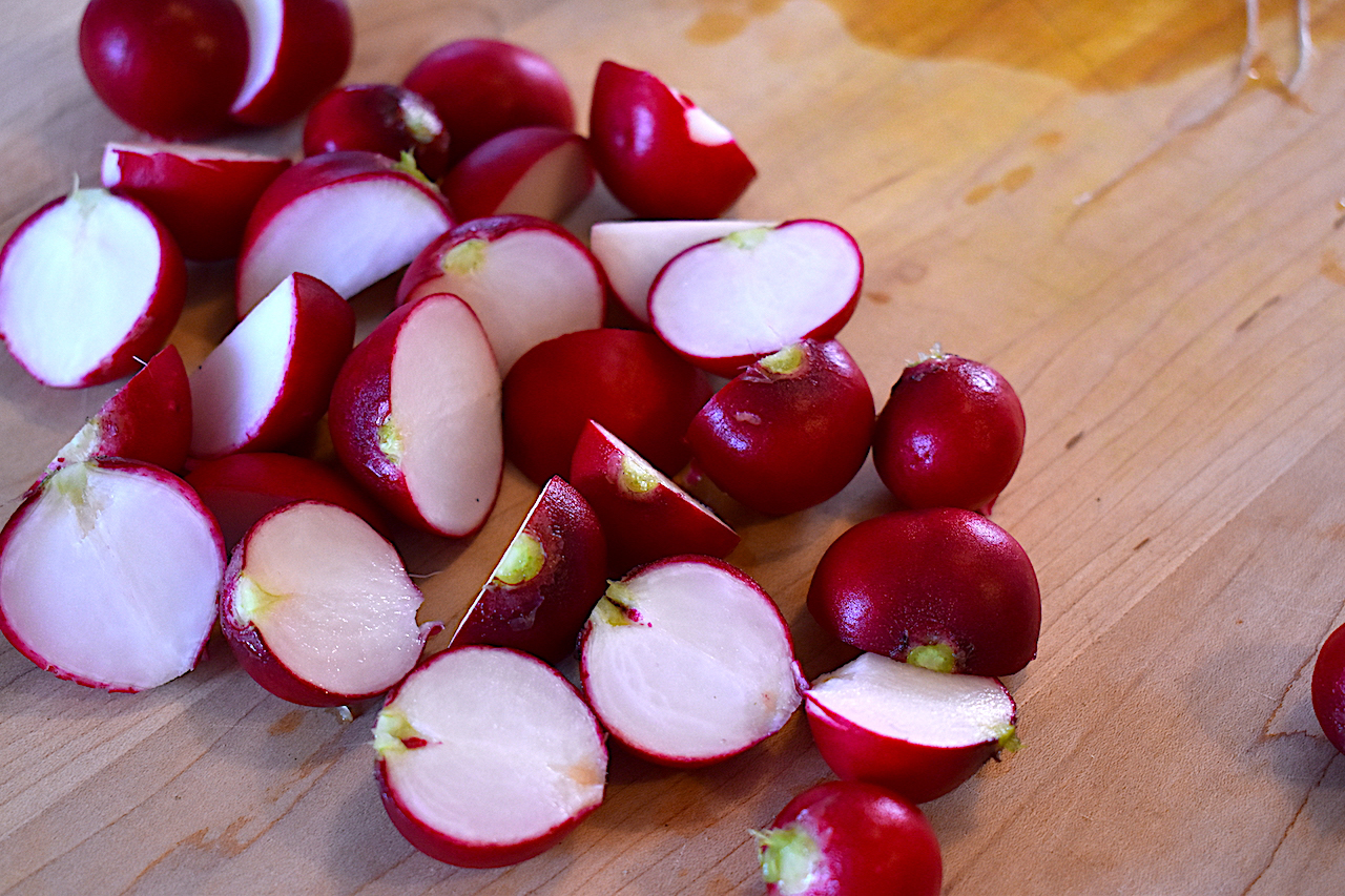 Radish Salsa with Black Bean Tacos Rolling Harvest Food Rescue