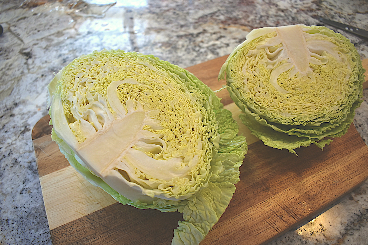 Rustic Cabbage, Potato & White Bean Soup Rolling Harvest Food Rescue